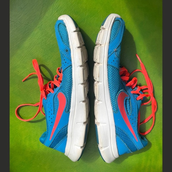 Nike Flex Experience RN2 Running Shoes Women's Size 7.5 Turquoise and Pink - Picture 9 of 11